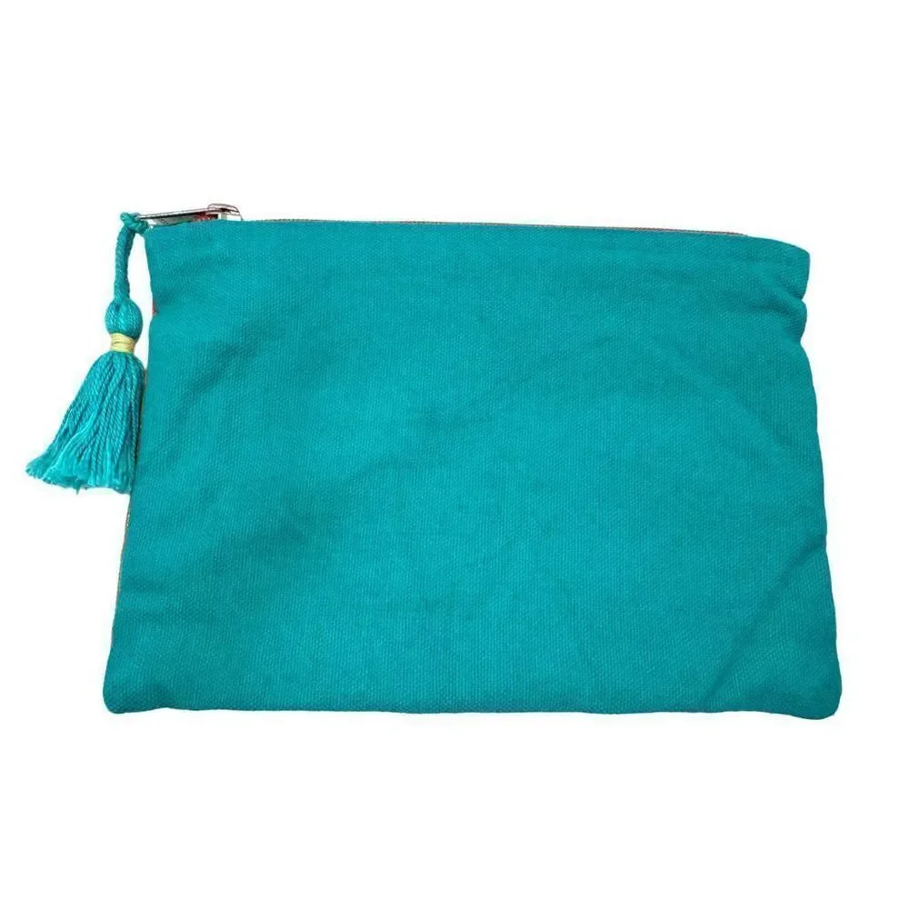 Nature Decouvertes Mandella design orange pouch